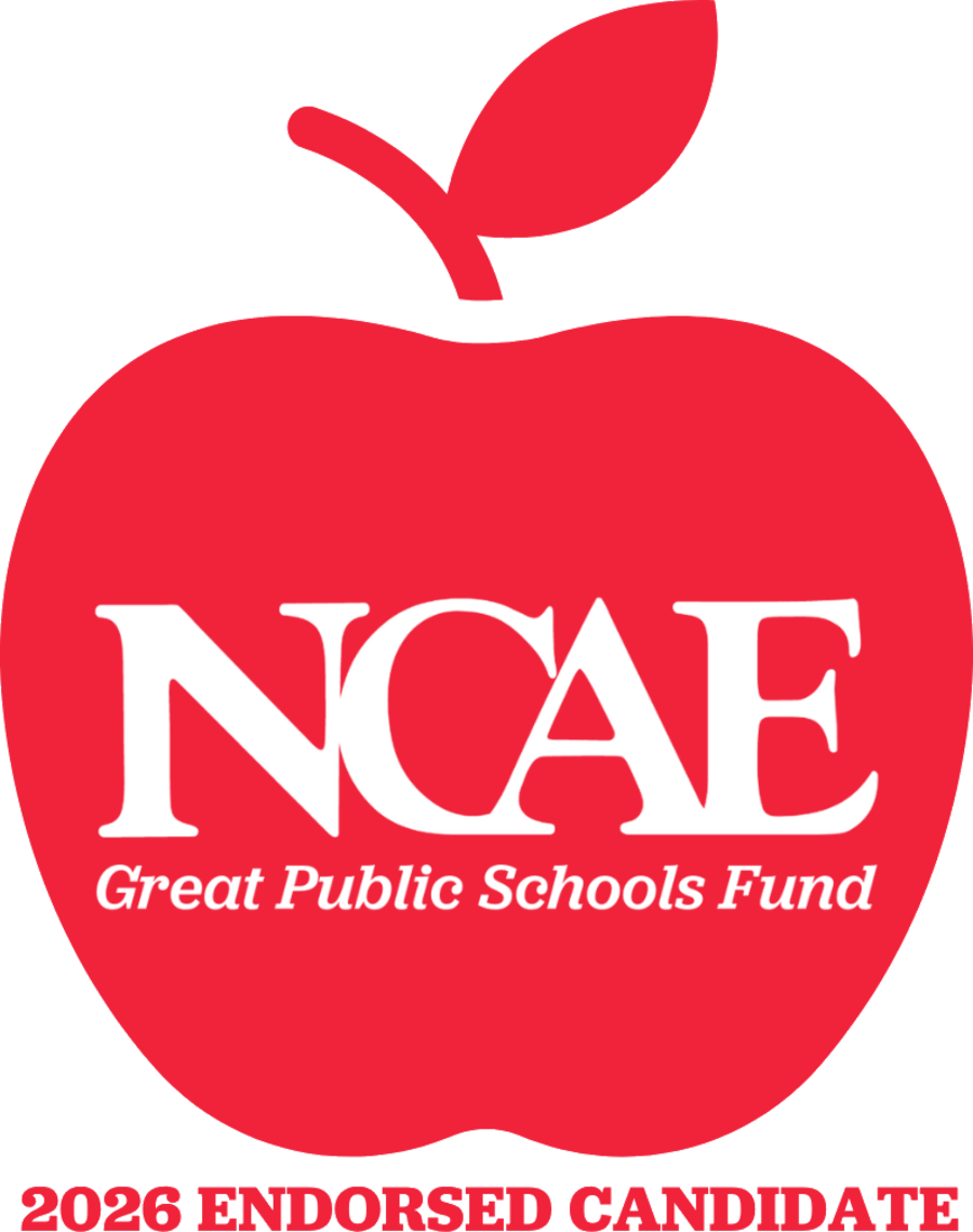 NCAE Great Public Schools Fund 2026 endorsed candidate logo